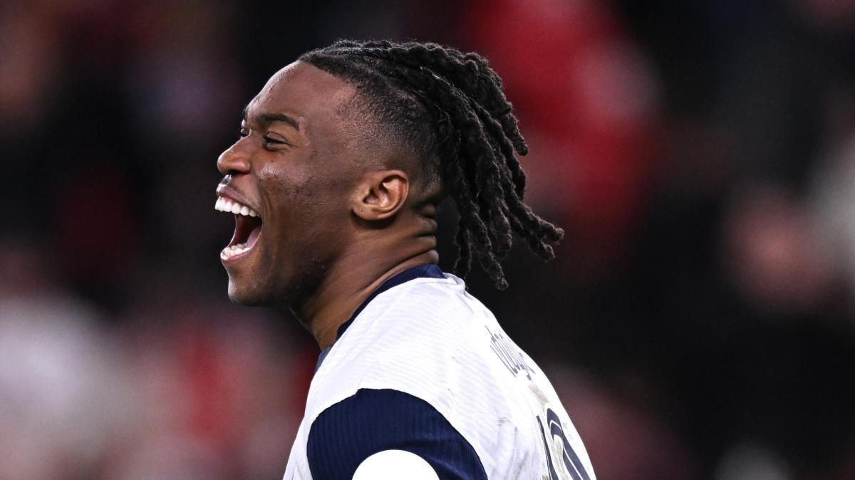 完美世界竞技平台官网-都体：尤文可能报价2500万欧元向热刺求购乌多基